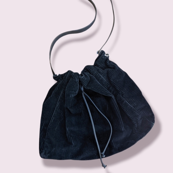 Y2K Kate Spade Corduroy Drawstring Bag - Picture 2 of 13